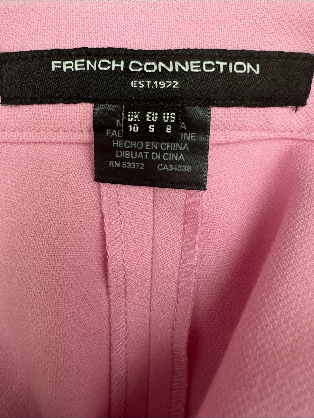 French Connection bubblegumPink mini Skort Shorts - Picture 3 of 4